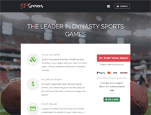 Tablet Screenshot of efsports.com